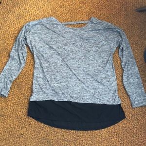 Charcoal blouse